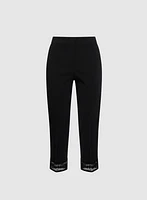 Lace Trim Capris