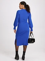 Knit Midi Polo Dress