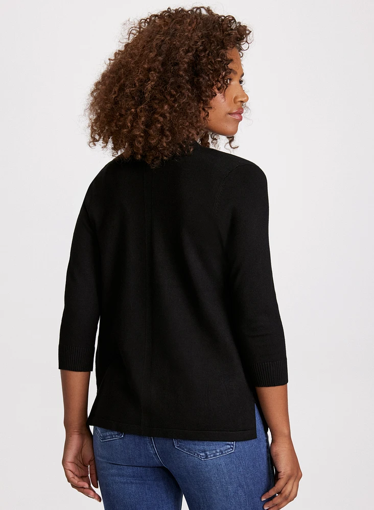 Pointelle Stitch Cardigan