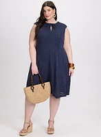 Eyelet Embroidered Dress