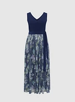 Mesh & Jersey Dress