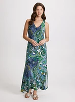 Paisley Print Maxi Dress