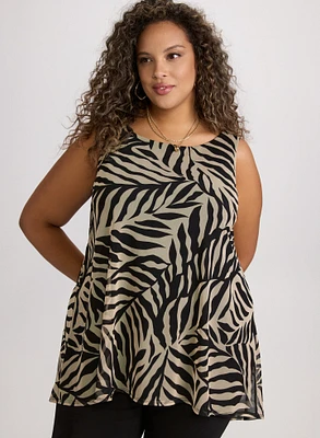 Leaf Print Top