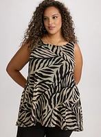 Leaf Print Top