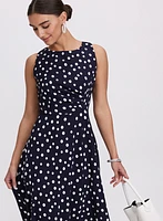 Polka Dot Midi Dress