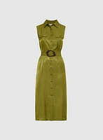 Belted Shirt Dress