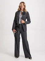 Twist Neck Satin Blouse