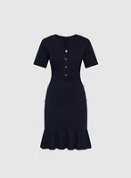 Ruffle Hem Dress
