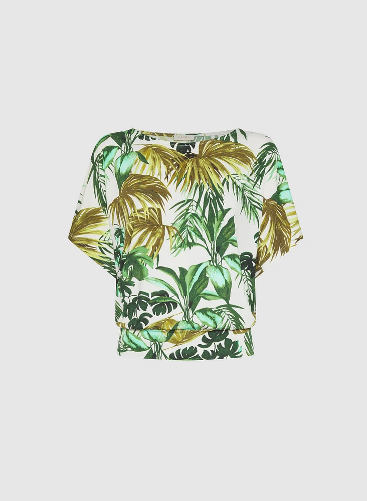 Tropical Print Top