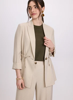 Veste à bouton unique