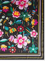 Square Floral Scarf