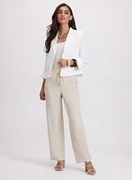 Olivia Crinkled Wide-Leg Pants