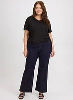 Drawstring Hem T-Shirt