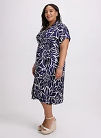 Robe de jour à motif floral