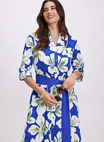 Floral Shirt Dress