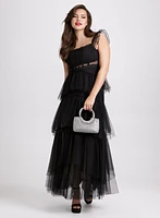 Tiered Corset-Style Dress