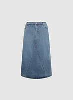 Denim A-Line Skirt