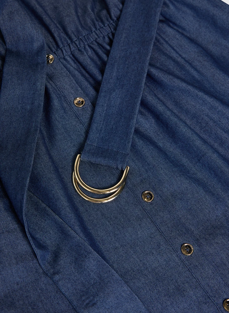 Denim Maxi Dress