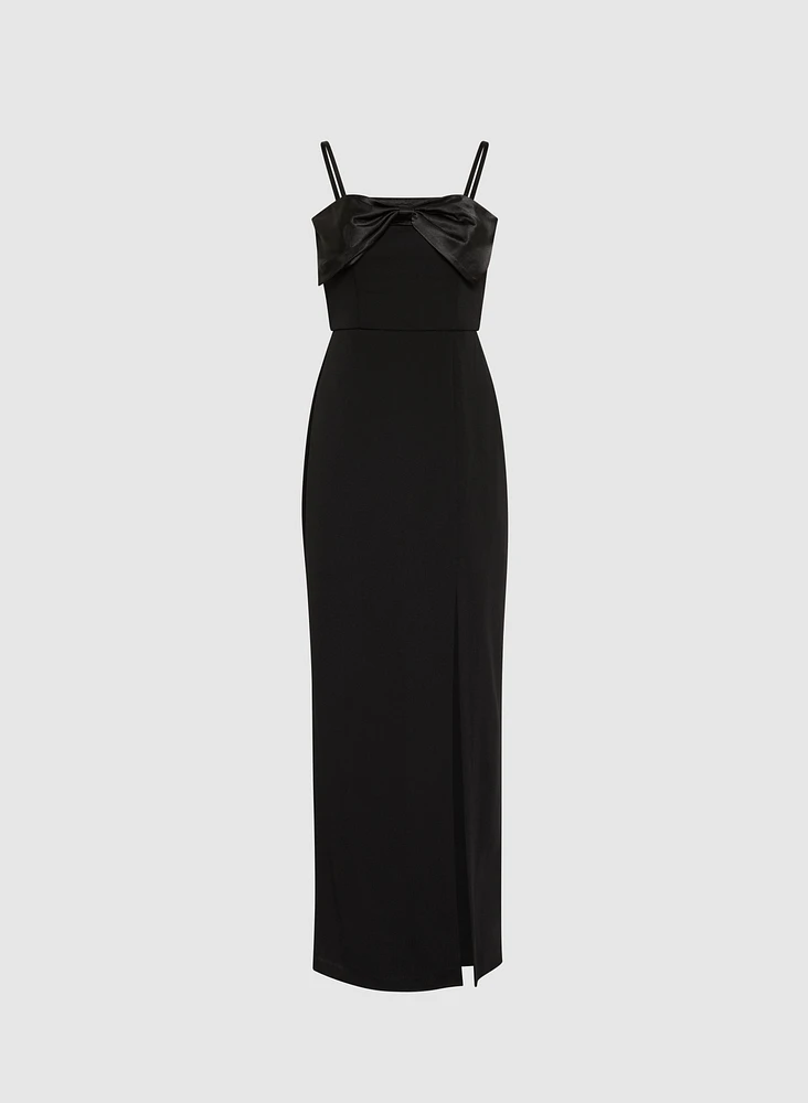 Satin Bow Dress