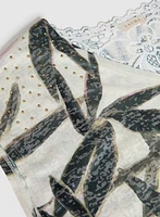 Embellished Palm Print T-Shirt