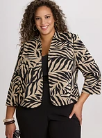Leaf Print Jacket