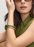 Ensemble de deux bracelets joncs