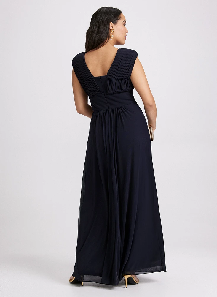 Embroidered Appliqué Dress