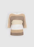 Striped Knit Pullover
