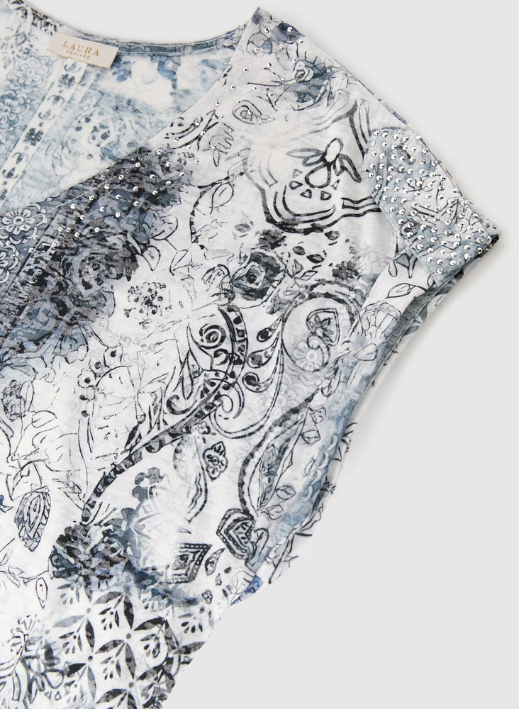 Mixed Print T-Shirt