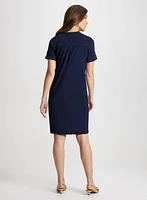 Zip Neck Dress