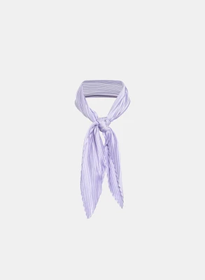 Foulard plissé