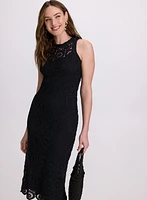 Crochet Trim Dress