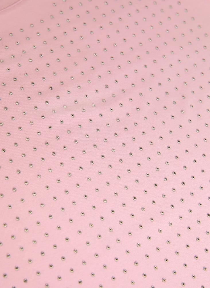 Rhinestone Detail T-Shirt