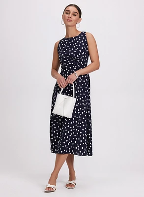Polka Dot Midi Dress