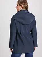 Removable Hood Rain Coat