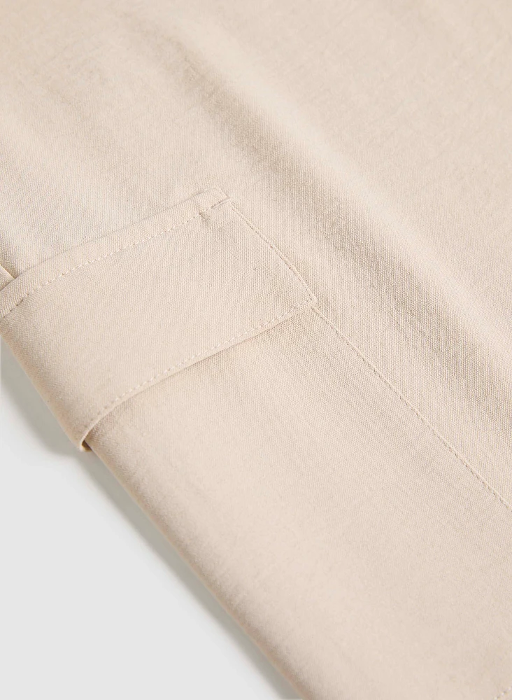 Wide Leg Cargo Pants