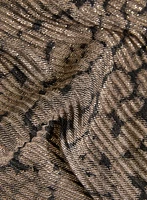 Metallic Animal Print Scarf