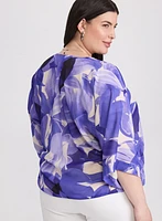 Leaf Print Blouse