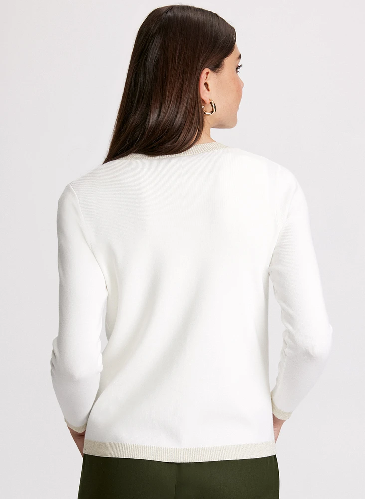 Long Sleeve Button-Up Cardigan