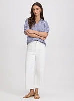 Striped Cotton Blouse