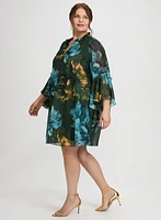 Floral Bell Sleeve Dress