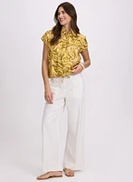 Blouse à manches cape