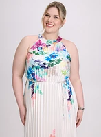Joseph Ribkoff - Floral Plissé Dress