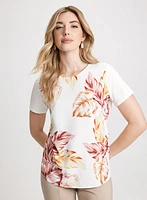 Printed Crew-Neck Tee
