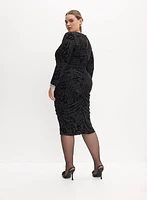 Melanie Lyne - Velvet Zebra Print Dress