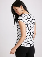 Ring Print Top