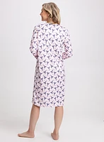 Long Sleeve Paris Nightgown