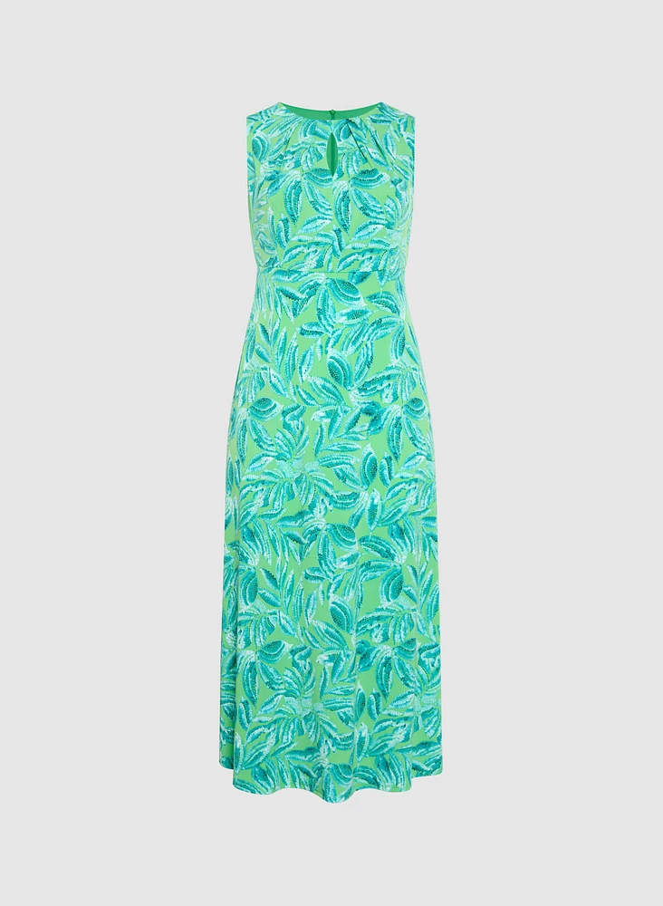 Robe maxi tropicale