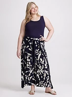 Joseph Ribkoff - Printed Faux-Wrap Pants