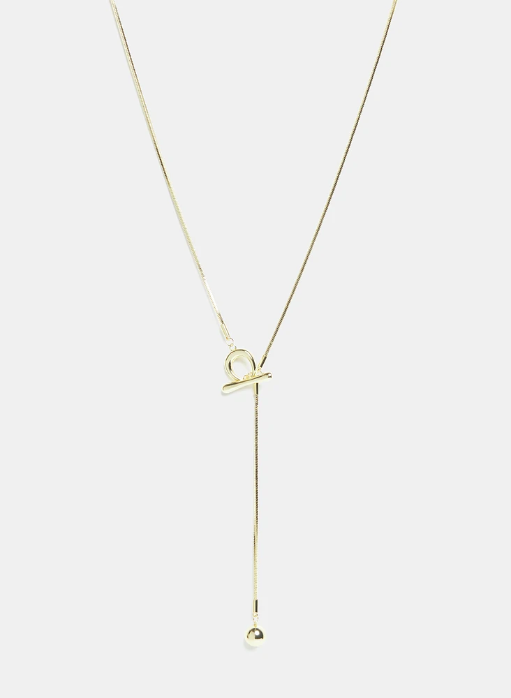 Y-Shaped Necklace